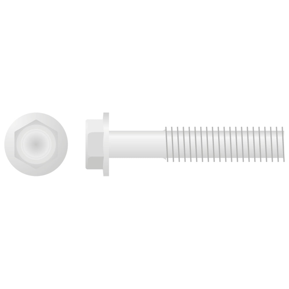 Apico Hex Head Low Profile Flange Bolt M8X1.25X40 10mm 10pk
