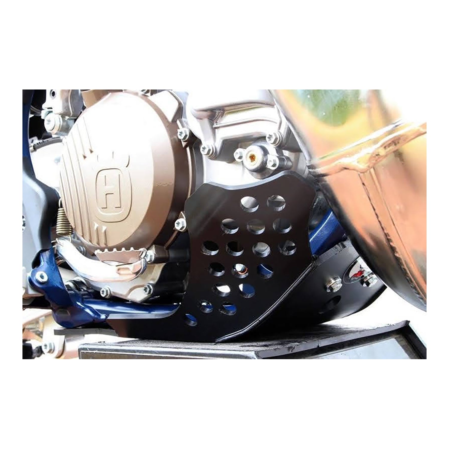 AXP Skid Plate PHD 6mm KTM SX250 19-22, Husky TC250 19-22 Black