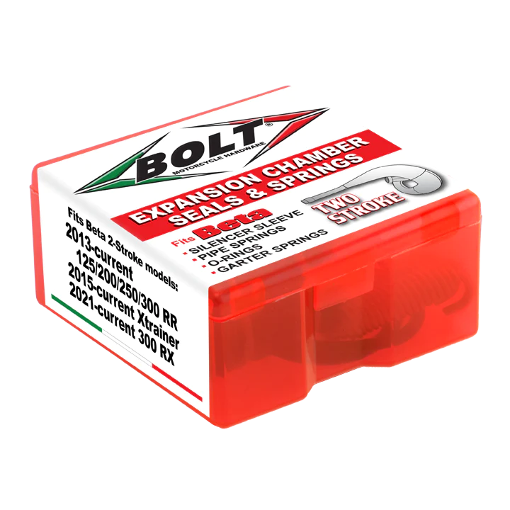 Bolt Exhaust Pipe Seal & Spring Kit BETA 200-300RR/RX 13-25