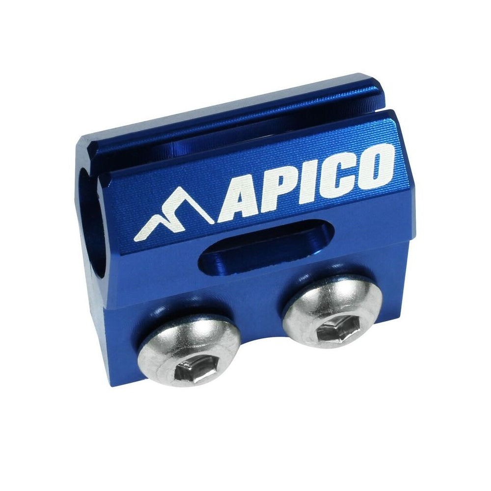 Apico Brake Hose Clamp KAWASAKI/SUZUKI KX/KXF >2023, RM/RM-Z >2023 Blue