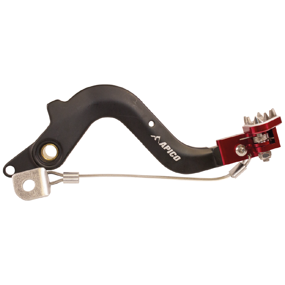Apico Brake Pedal Forged GasGas ENDURO EC125-250 97-11 Black/Red