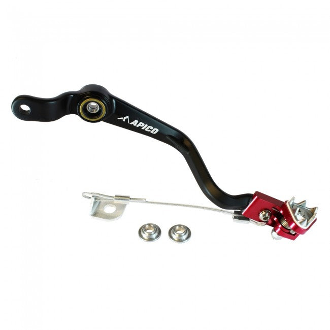Apico Brake Pedal Forged GasGas ENDURO EC125-250 12-13, EC300F/450F 13 BK/Red