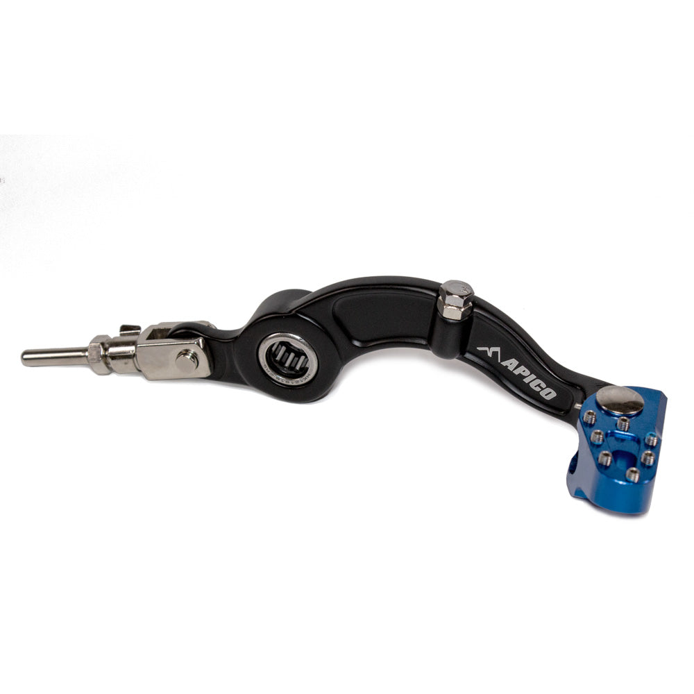 Apico Brake Pedal Trials ELITE SHERCO ST125-300 00-22, SCORPA SC125-300 15-22 Black/Blue