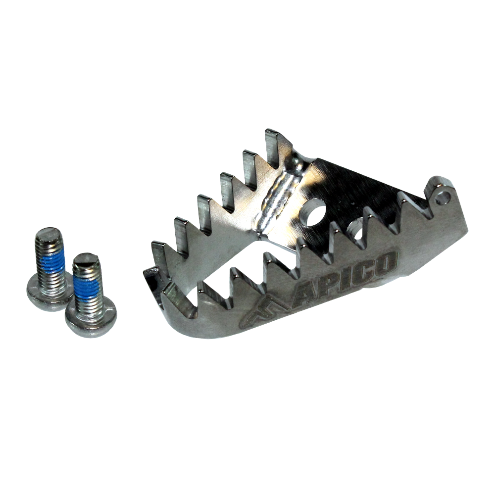 Apico Brake Pedal Tip OEM KTM/HQV/GAS SX/SX-F/TC/FC 16-22, EXC/EXC-F/TE/FE 17-23, MC/EC/EX 21-23 Titanium