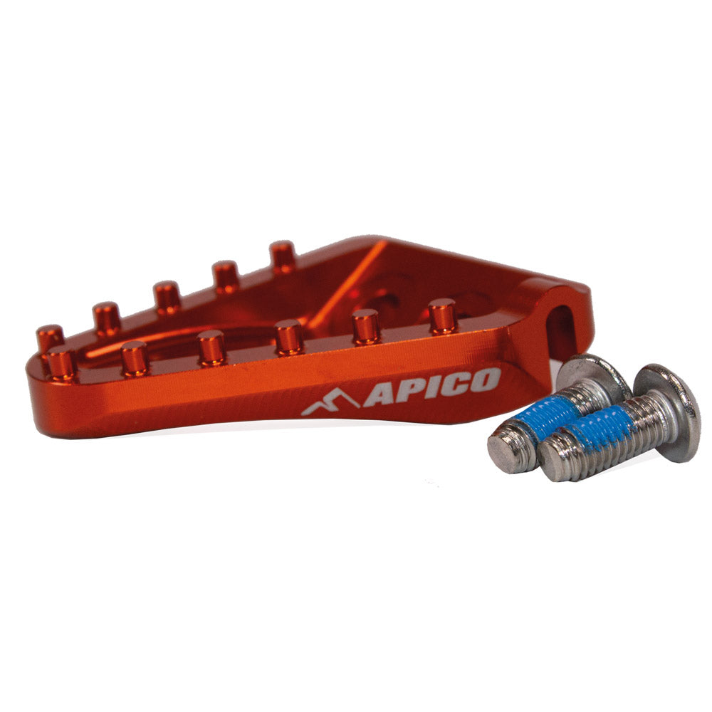 Apico Brake Pedal Tip OEM KTM/HQV SX/SX-F125-450 2023, TC/FC/TX/FX125-450 2023 Orange
