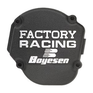 Boyesen Ignition Cover KAWASAKI KX80 90-00, KX85 01-21, KX100 95-21 Black
