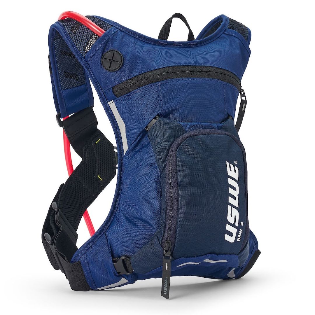 USWE RAW 3 Hydration Backpack Dark Blue – With 2 Litre Bladder
