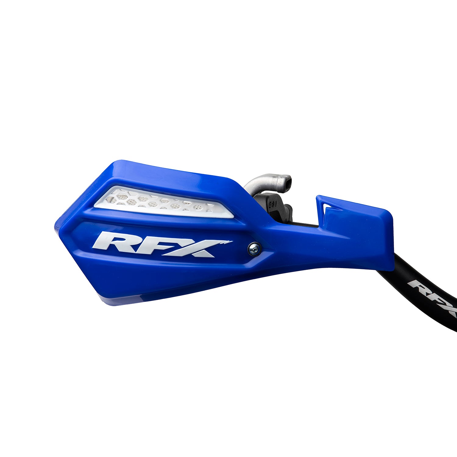 RFX 1 Series Handguards Blue/White Inc Fitting Kit