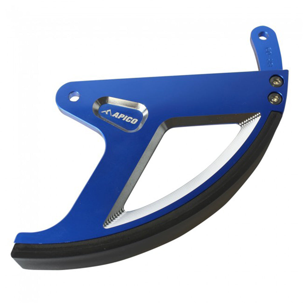 Apico Rear Disc Guard YAMAHA YZ125-250 98-23, YZ250F 01-23, YZ450F 03-22, WR250F/450F 01-23 Blue