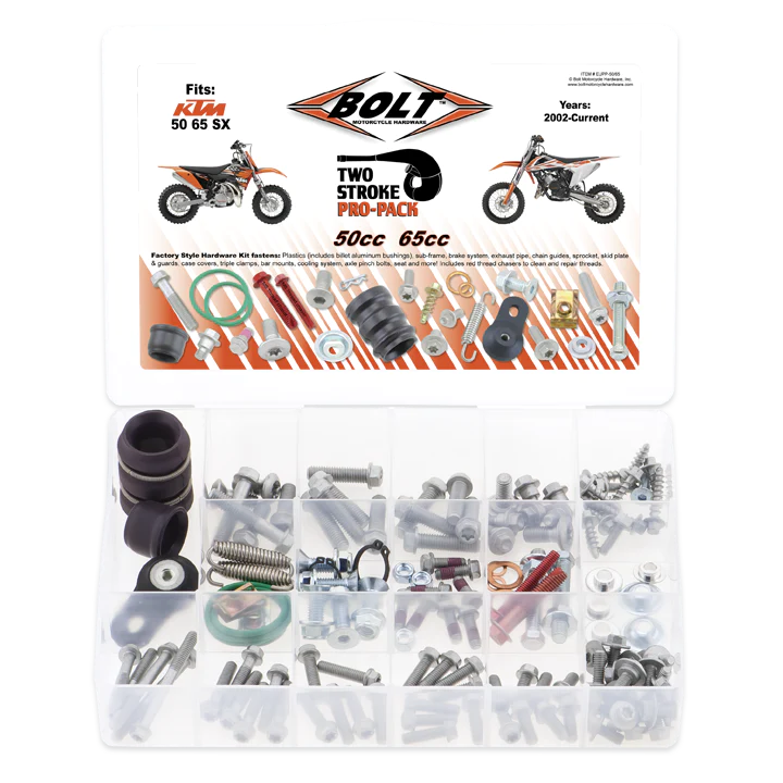 Bolt PRO Pack Fastener Kit KTM Style SX 50/65 2002-2022