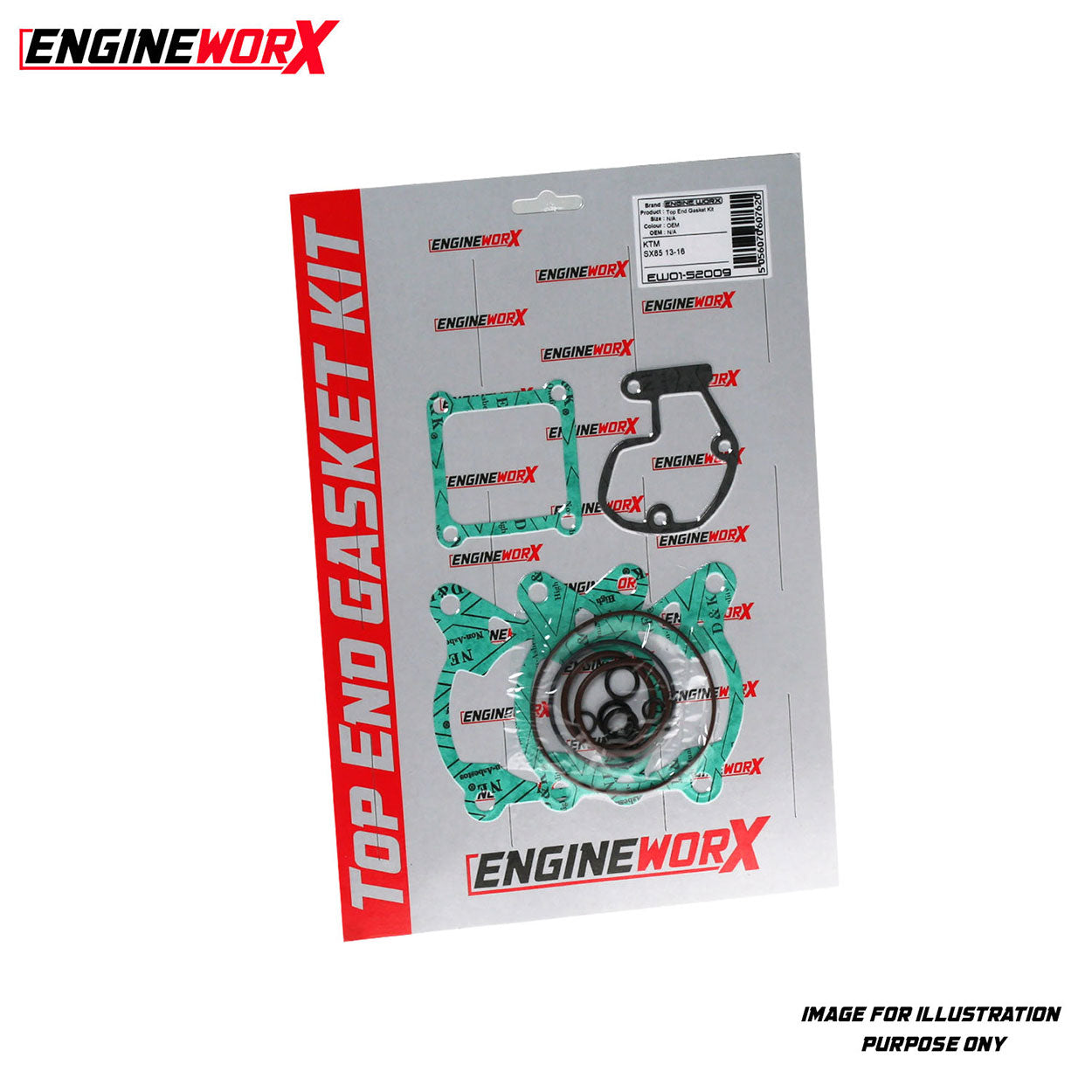 Engineworx Top End Gasket Kit Kawasaki KX 85 14-22