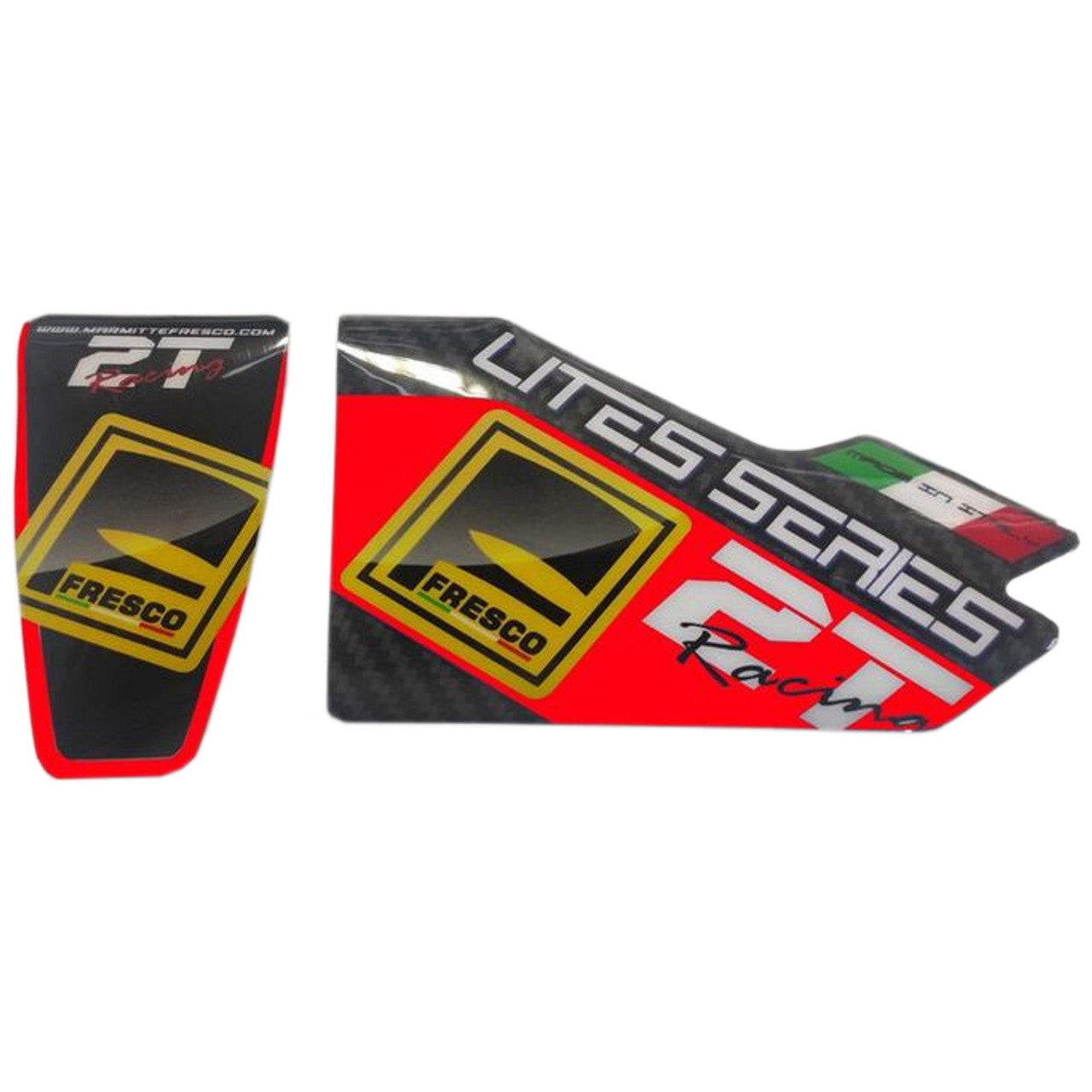 Fresco Exhaust Silencer Sticker Red