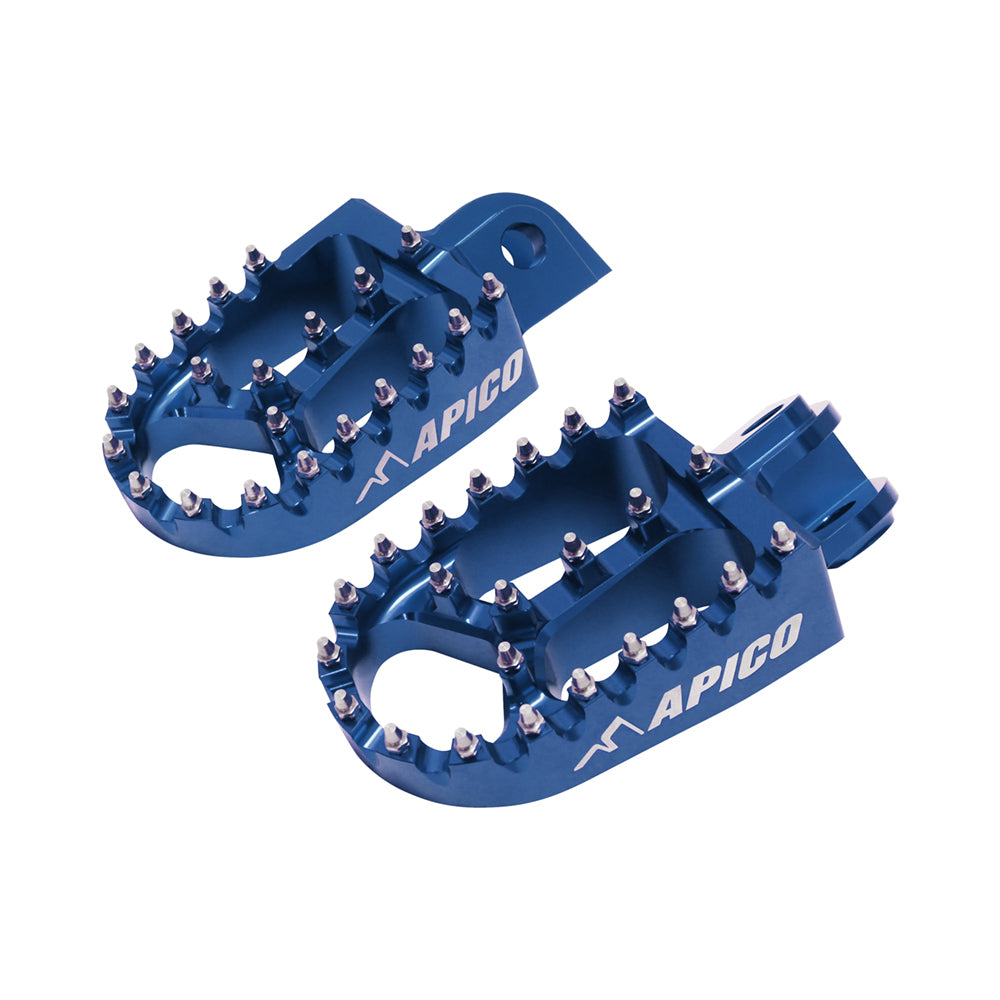 Apico Extreme Foot Pegs KTM/HUSKY/GAS SX85 18-23, SX/SX-F/TC/FC 16-22, EXC/EXC-F/FE 17-23, MC/EC 21-23 Blue