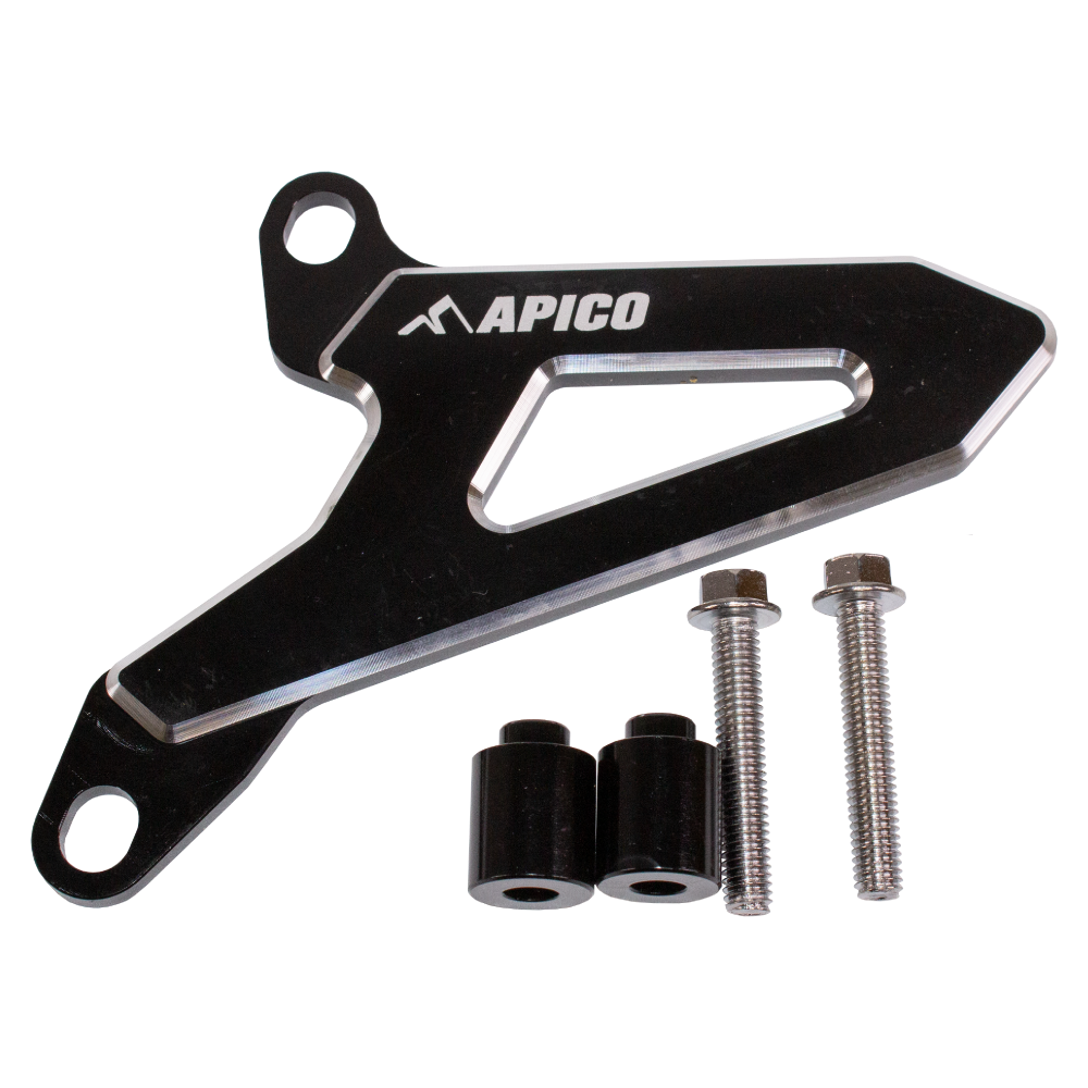 Apico Front Sprocket Cover SUZUKI RM125 96-08, RM250 01-08 Black