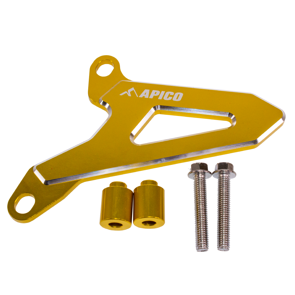 Apico Front Sprocket Cover SUZUKI RM125 96-08, RM250 01-08 Gold
