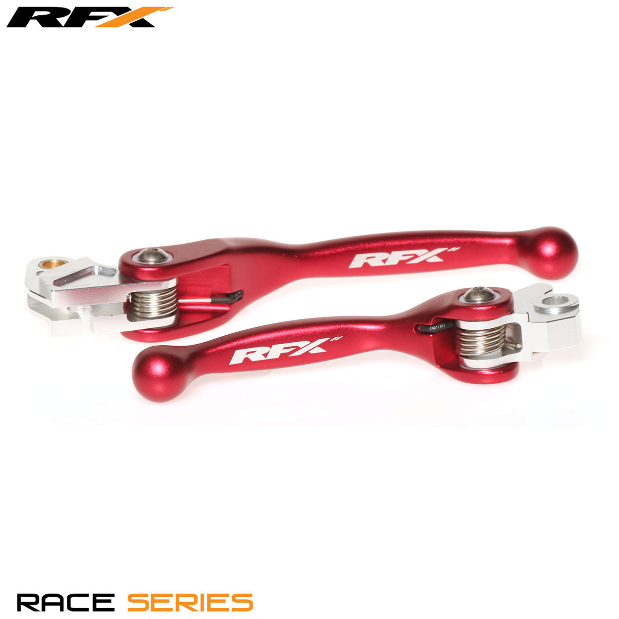 RFX Race Forged Flexible Lever Set (Red) Kaw KX65/85/100 00-22 KX125/250 00-08 RMZ250/450 07-22