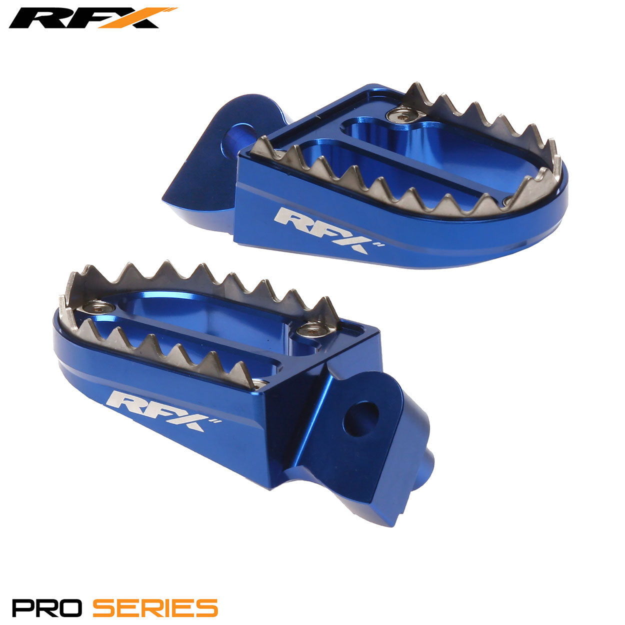 RFX Pro Series 2 Footrests Blue Yamaha YZ 65 18-22 YZ85 02-22 YZ/YZF 125-450 99-22