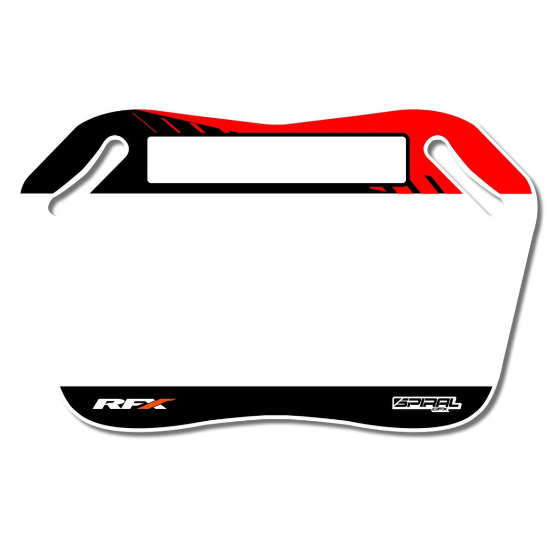 RFX Pro Pit board Fantic White/Red - Inc Pen