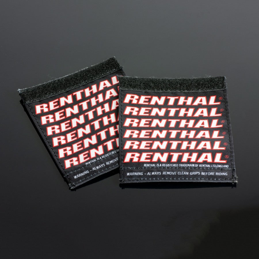 Renthal Clean Grip Covers Black/Red/White