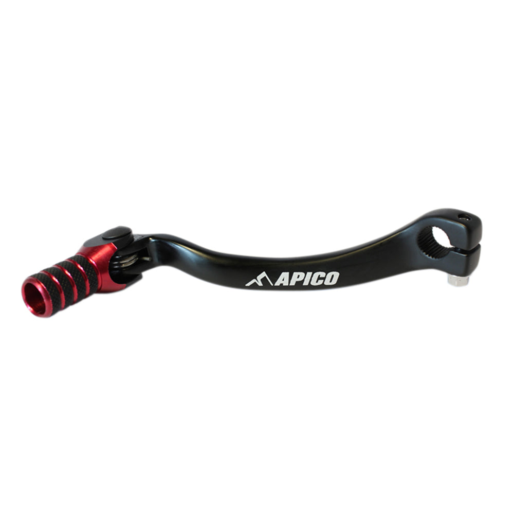 Apico Gear Lever Elite HONDA CRF450R 02-07 Black/Red