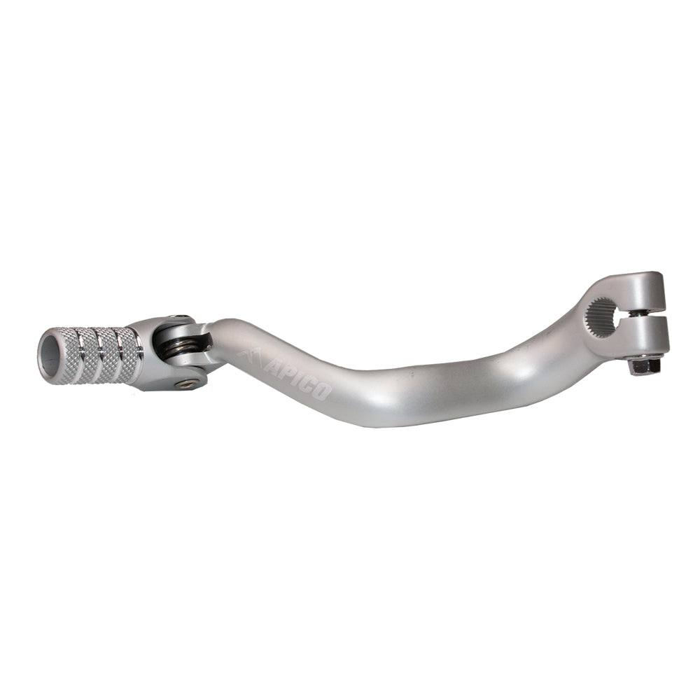 Apico Gear Lever Forged KAWASAKI KX125-250 88-93, KX500 88-93 Silver