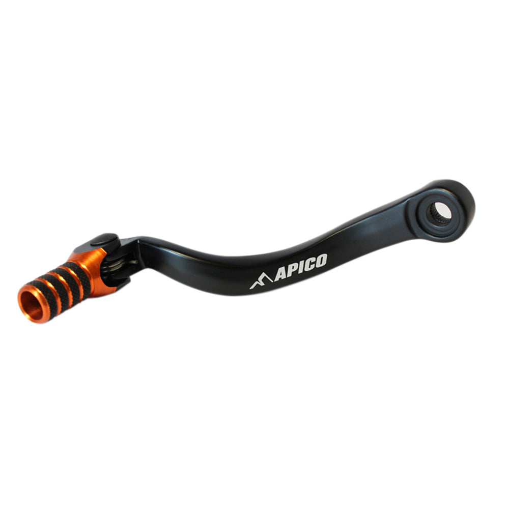 Apico Gear Lever Elite KTM/HUSKY SX125-150 01-16, SX-F250/350 13-15, TC125 14-16, FC250/350 14-15 Black/Orange