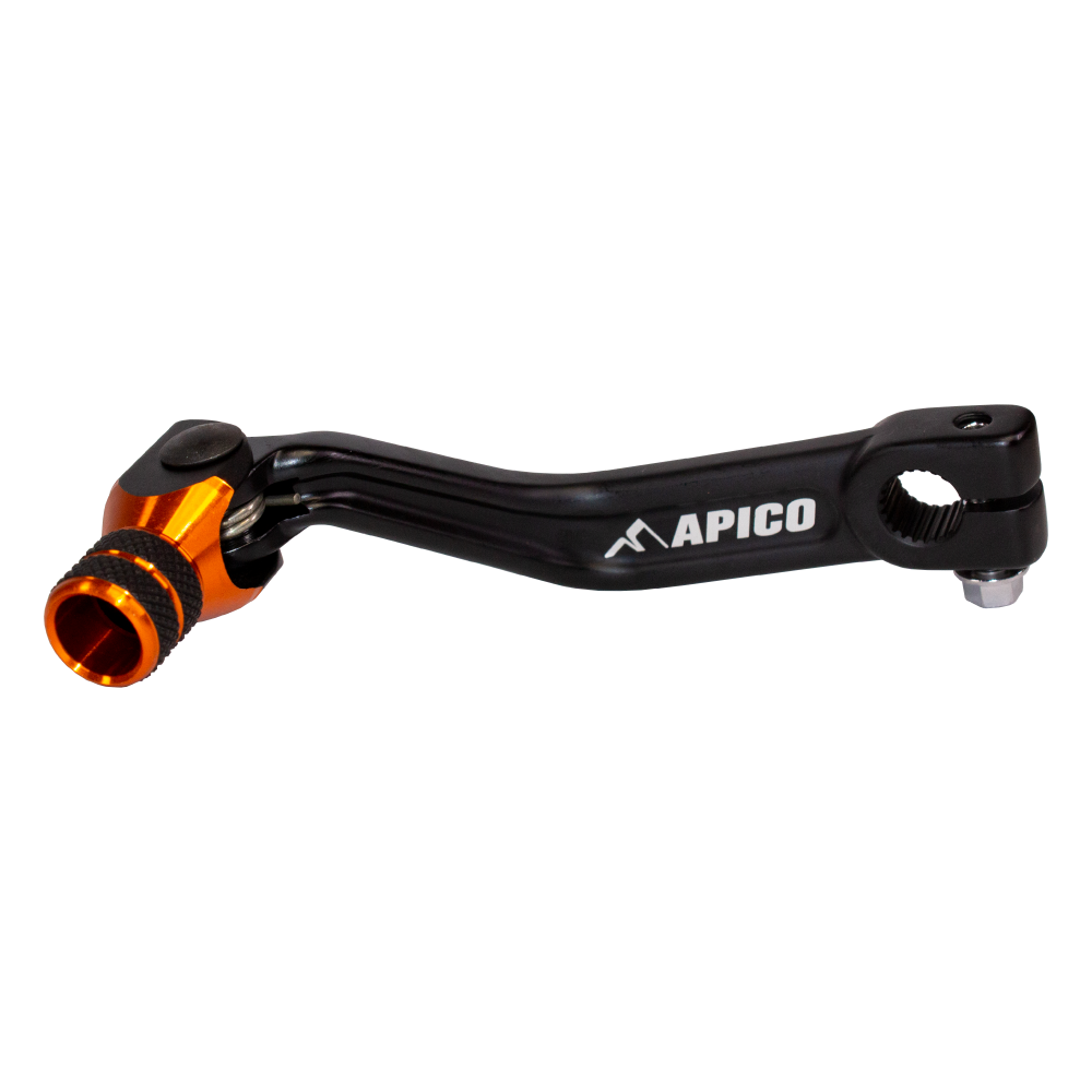 Apico Gear Lever Elite SHERCO ST125-300 00-22, SCORPA SC125-300 15-22 SHORT Black/Orange