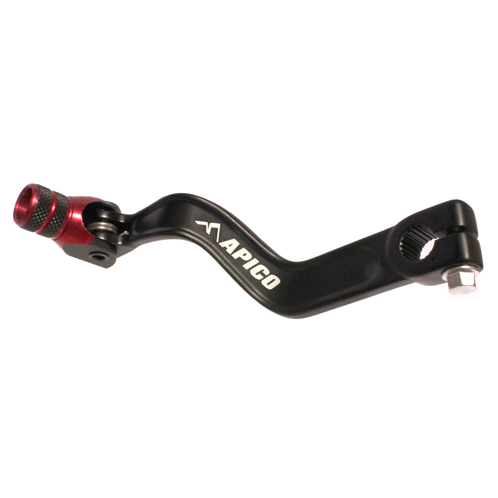 Apico Gear Lever Elite TRS ONE/RR/Gold 125-300 16-23 Black/Red