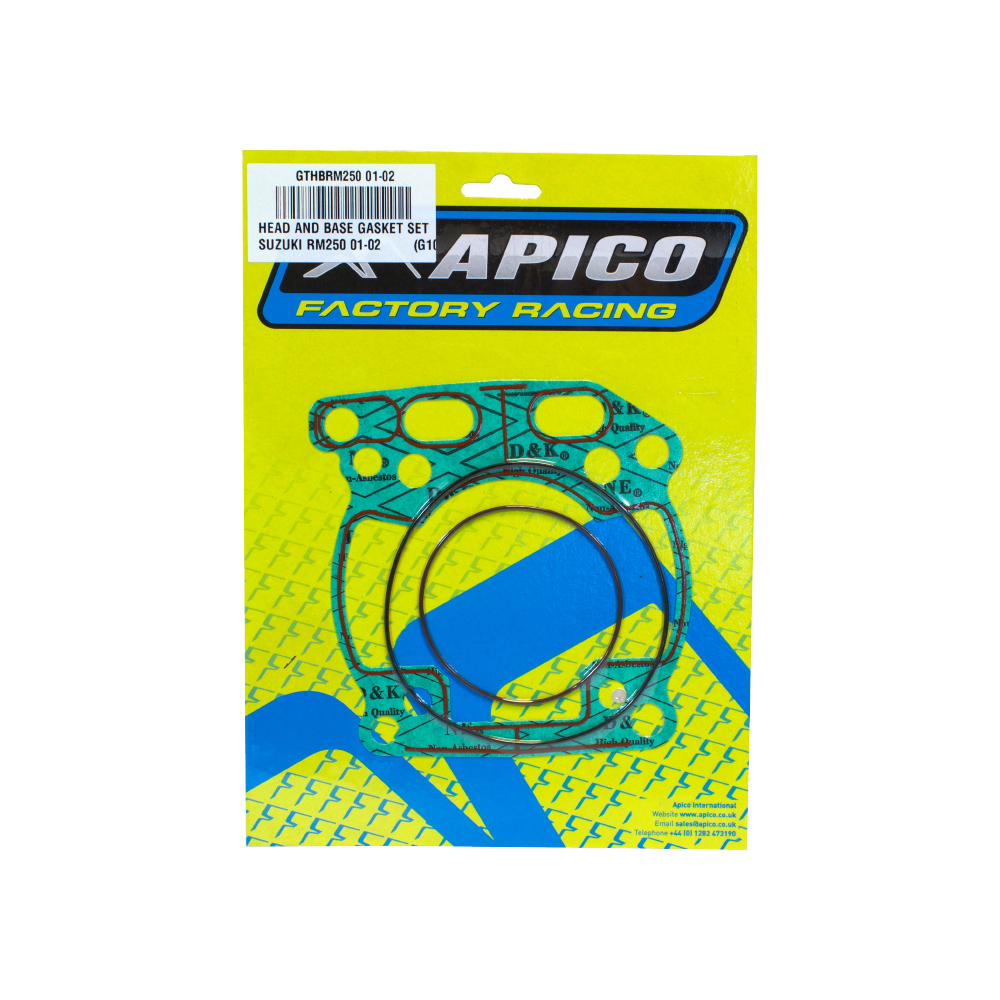Apico Head and Base Gasket Set SUZUKI RM250 01-02