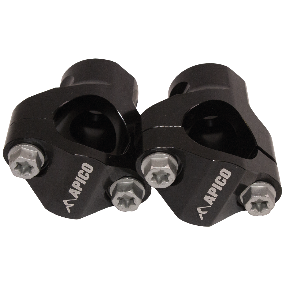 Apico Handlebar Mounts 28.6 KTM/HQV/GAS SX/SX-F125-450 17-22, TC/FC125-450 17-22, MC/MC-F 21-23 Black