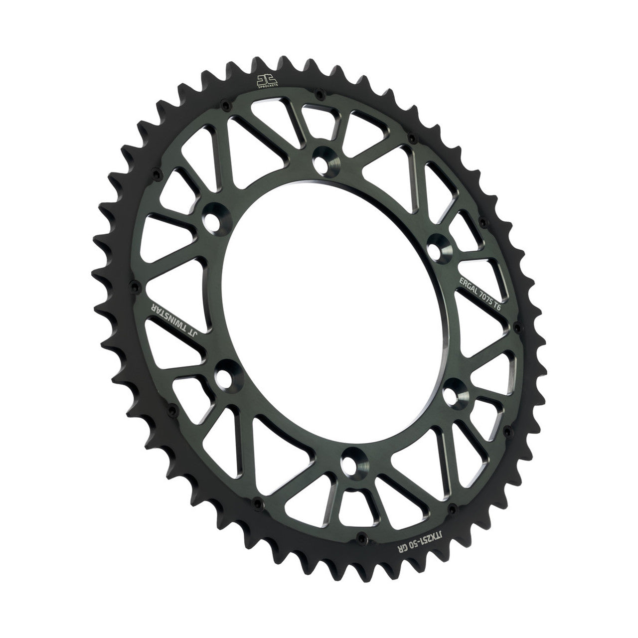 JT Twinstar Rear Sprocket Kawasaki KX/KXF Grey