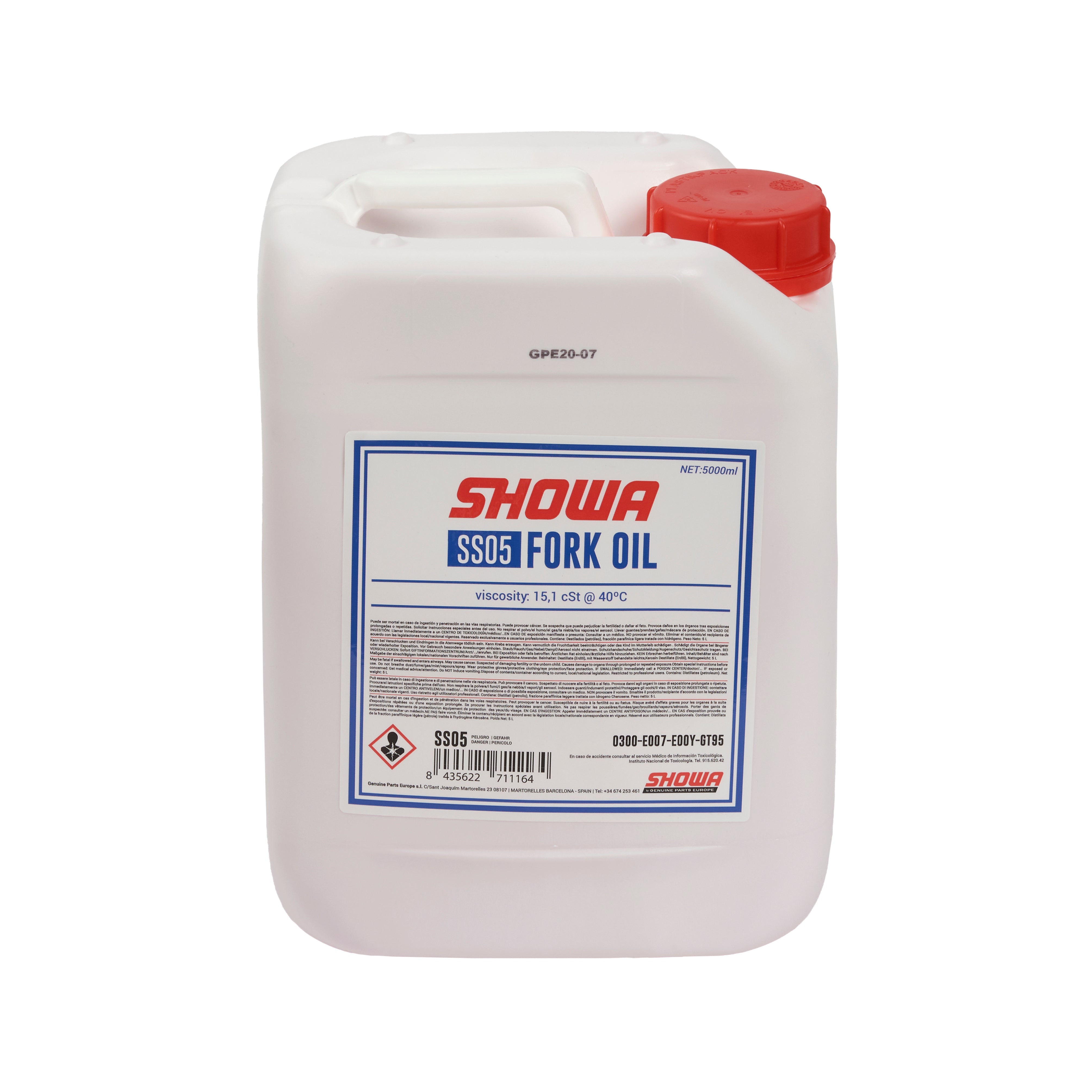 SHOWA RS OIL SS25 (3,63 CST at 40¼C) 5 LITER