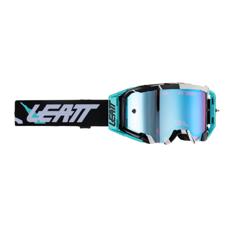 Leatt Velocity 5.5 Iriz Goggle ACID TIGER - Blue Lens