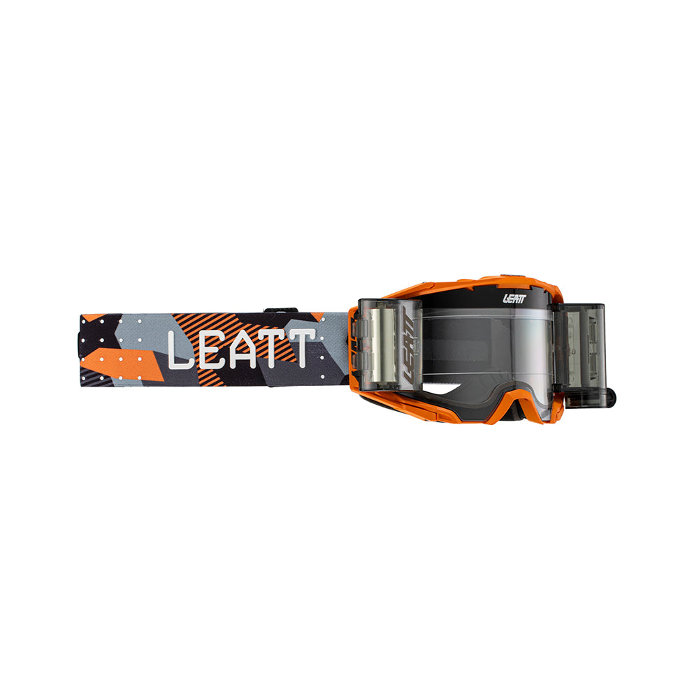 Leatt Velocity 6.5 Roll-Off Goggle ORANGE - Clear Lens