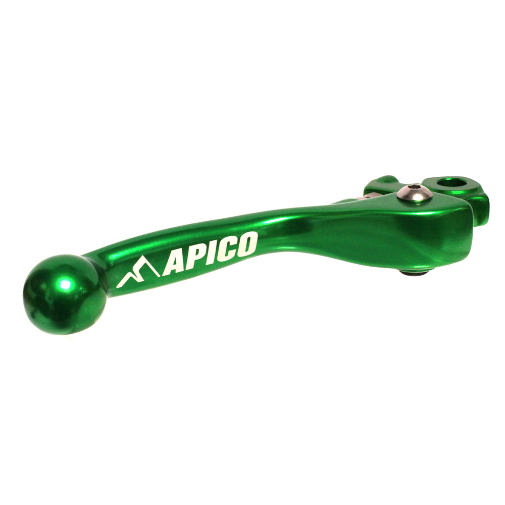 Apico Brake Lever Elite KAW/YAM YZ125/250/450F 08-23, YZ250F 07-23, KX250F 13-20, KX450F 13-18 Green