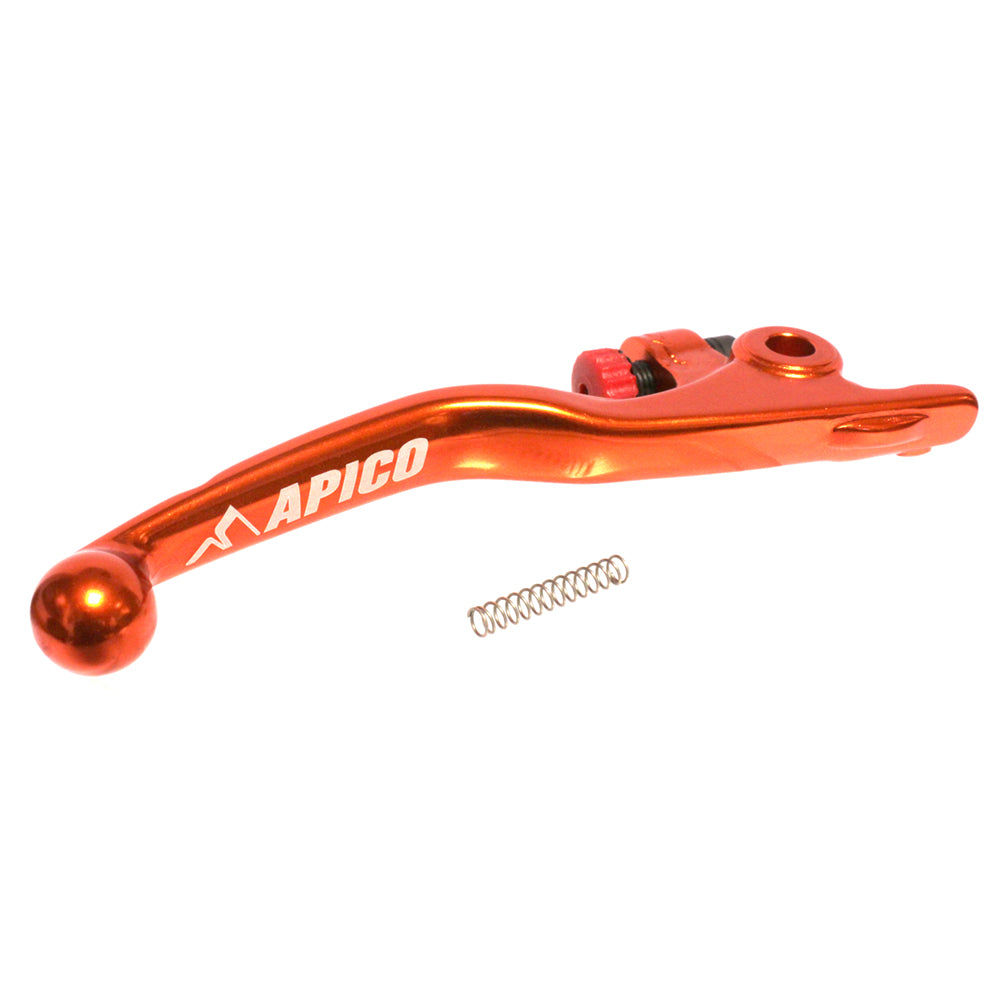 Apico Brake Lever Elite KTM/HQV/GAS SX/SX-F/TC/FC/MC-F/EX-F 14-23, SHER SE-R/F 15-23, TM 19-23 OR (Brembo) Orange