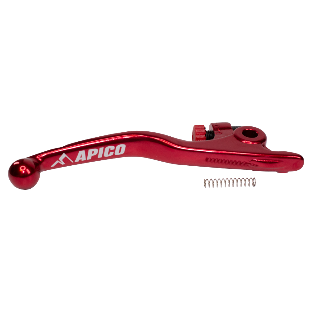 Apico Brake Lever Elite KTM/HQV/GAS SX/SX-F/TC/FC/MC-F/EX-F 14-23, SHER SE-R/F 15-23, TM 19-23 RD (Brembo) Red