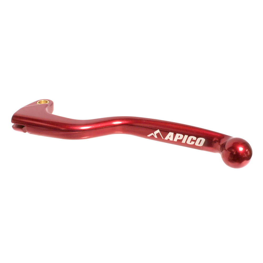 Apico Clutch Lever Elite KAW/SUZ KX65/85>23, KX125 90-08, 250-500 90-04, KX250F 04, RM-Z250/450 >23 Red