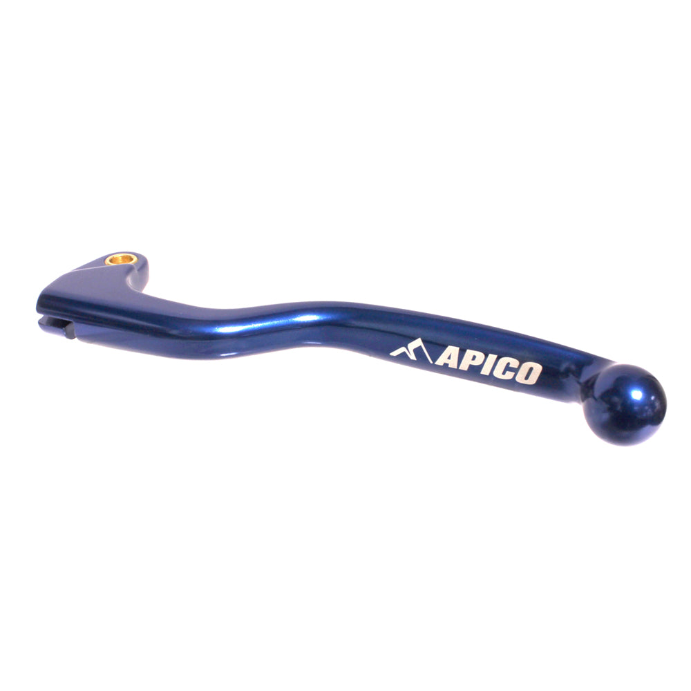Apico Clutch Lever Elite KAW/SUZ/YAM, KX250F 05-20, KX450F 05-18, YZ125-250 00-14, YZF 01-08, RM-Z250 Blue