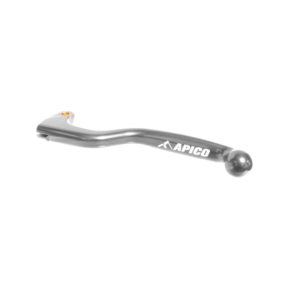 Apico Clutch Lever Elite KAW/SUZ/YAM, KX250F 05-20, KX450F 05-18, YZ125-250 00-14, YZF 01-08, RM-Z250 Silver