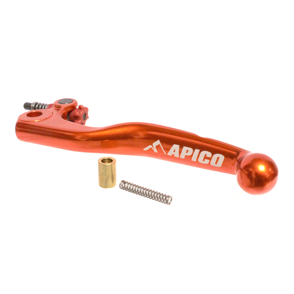 Apico Clutch Lever Elite WITH ADJUSTER KTM 98-08, SX65 01-13, SX85 03-12, Magura LONG Orange