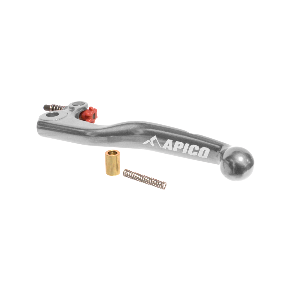 Apico Clutch Lever Elite WITH ADJUSTER KTM 98-08, SX65 01-13, SX85 03-12, Magura LONG Silver