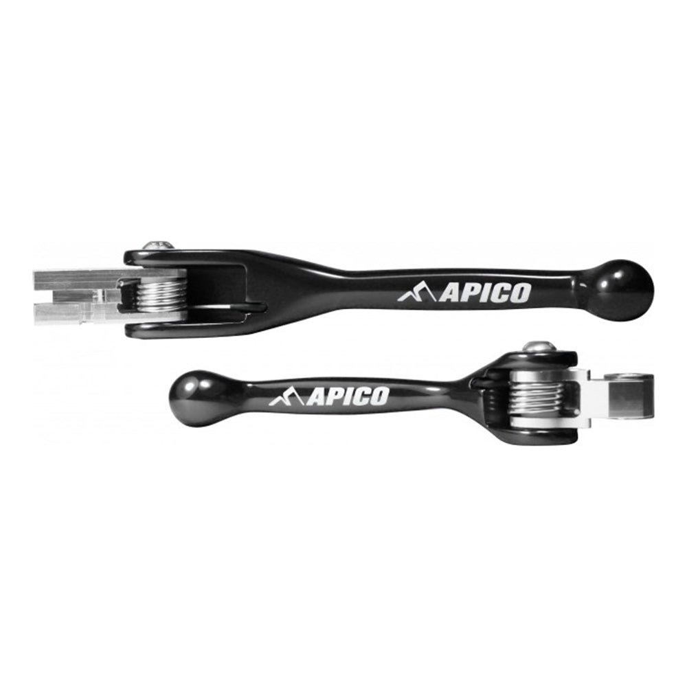Apico Flexi Levers KAW/YAM KX250F/450F 04-12, YZ125/250 01-07, YZ250F 01-06 Black