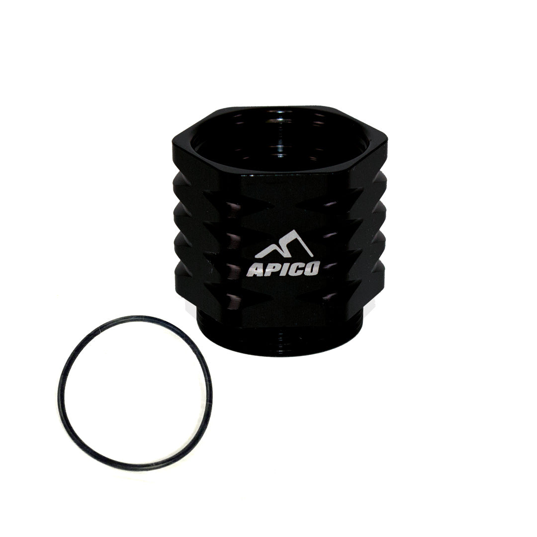 Apico Brake Cooling Extension Rear GAS/HQV EC/EC-F250-350 21-23, TE/FE150-501 22-23 (Braktec) Black