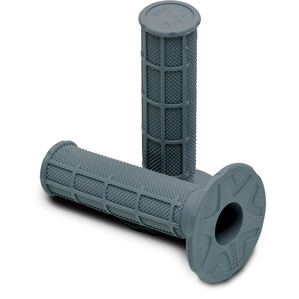 Pro Taper Grips MX Single Density MEDIUM Half Waffle Grey