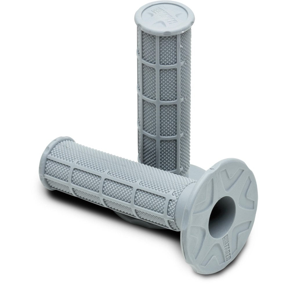 Pro Taper Grips MX Single Density SOFT Half Waffle Grey