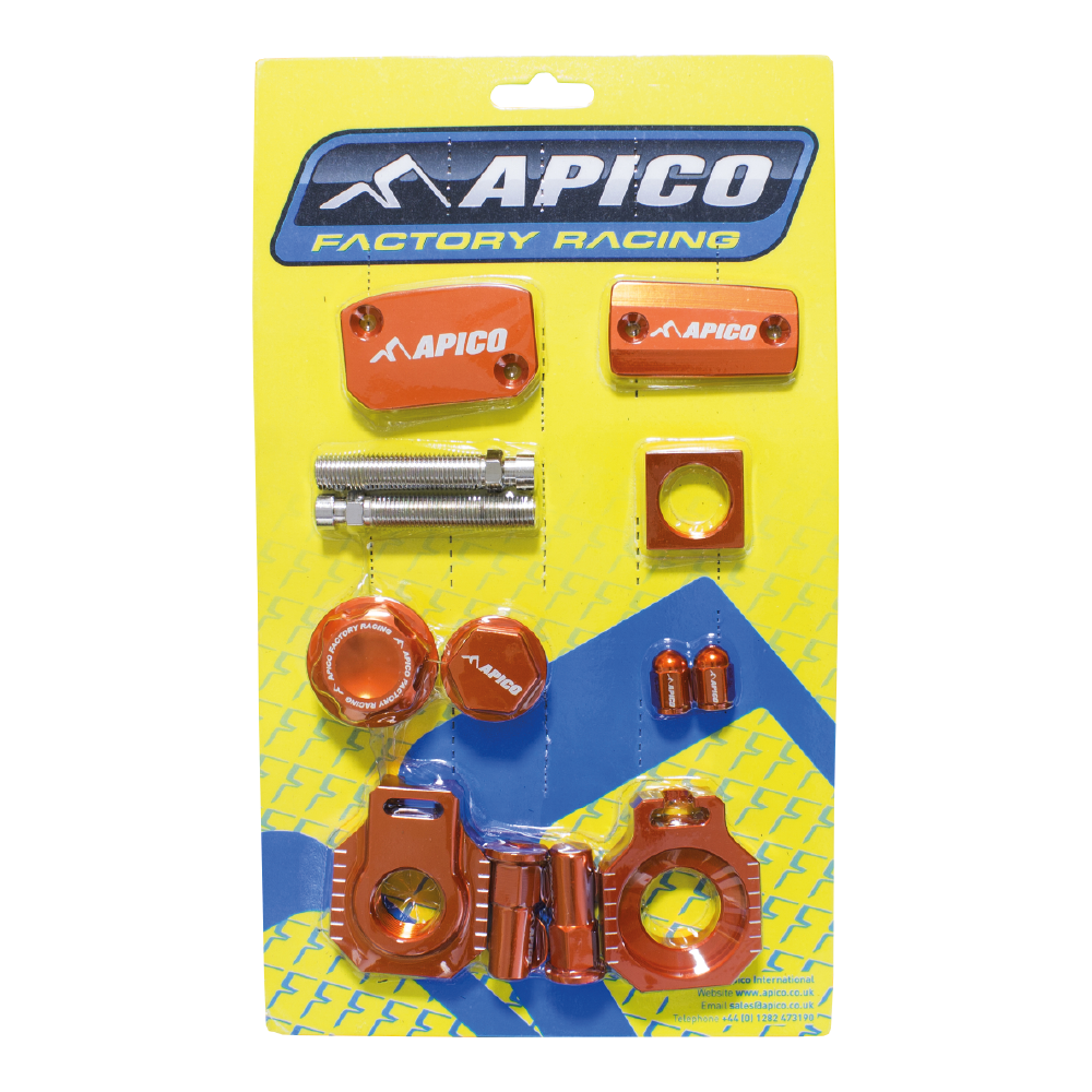 Apico Factory Bling Pack Pack KTM/HUSKY EXC125/200 14-16, TE/TX125 14-18, TE/FE 250-501 17-18 ORA Brembo
