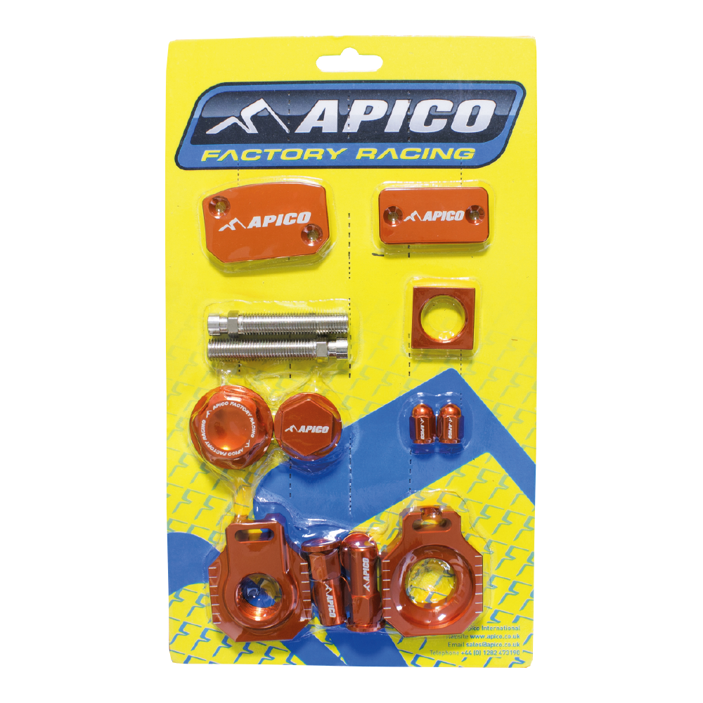 Apico Factory Bling Pack Pack KTM SX125 00-08,EXC125 00-01,SX144 07-08,EXC200 00-07,EXC250 00-05,SX250 00-05 OR