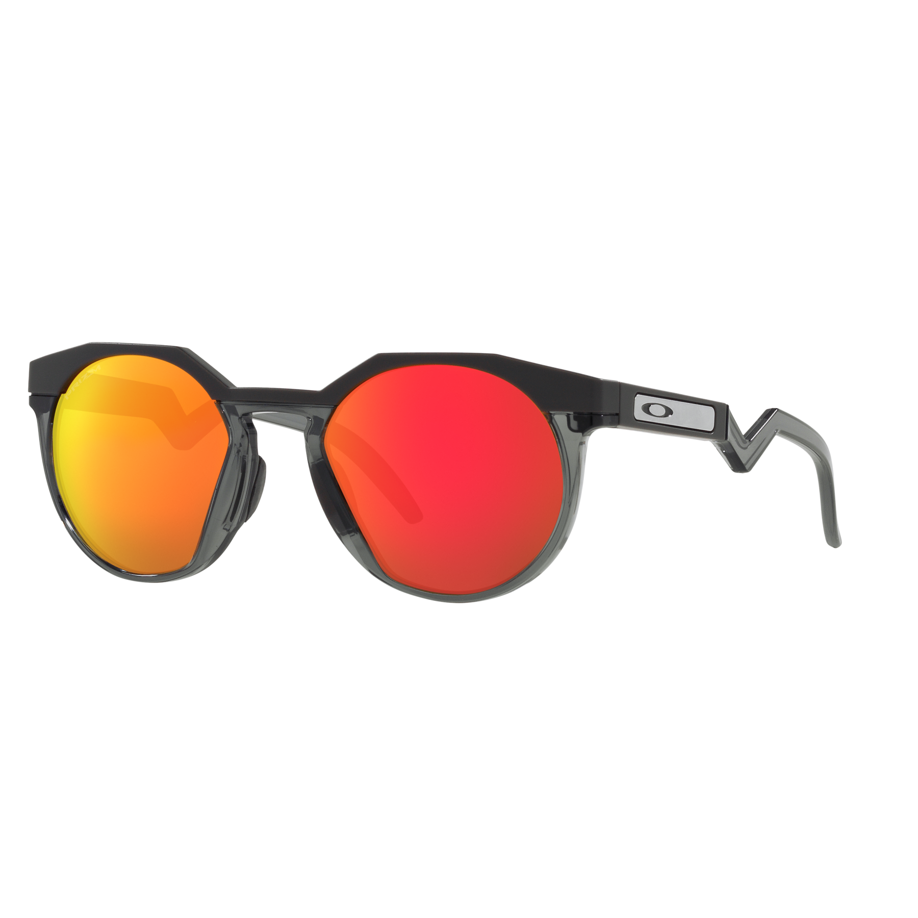 Oakley HSTN Sunglasses Adult (Matte Carbon/Grey Smoke) Prizm Ruby Lens