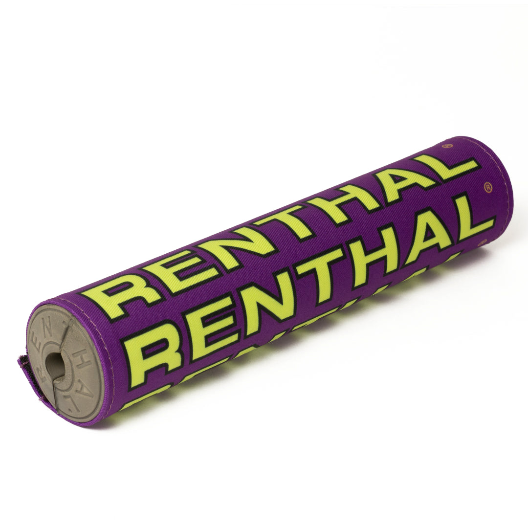 Renthal Vintage Cloth SX Bar Pad - Purple/Black/Yellow